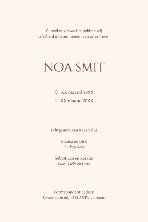 Kaart binnenkant