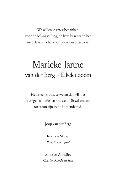 Kaart binnenkant