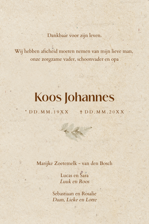 Kaart binnenkant