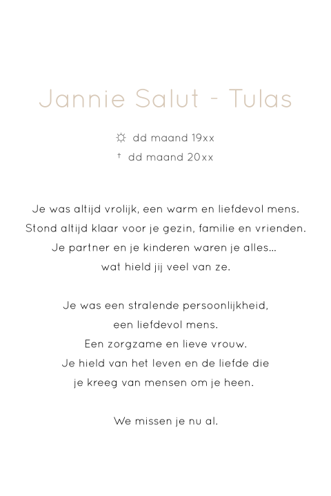 Kaart binnenkant