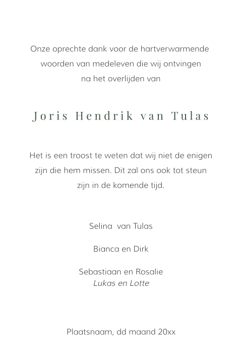 Kaart binnenkant