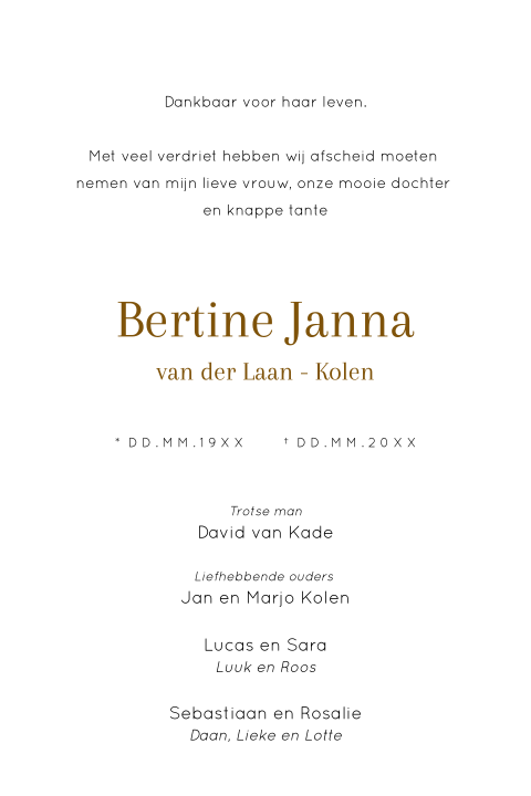 Kaart binnenkant