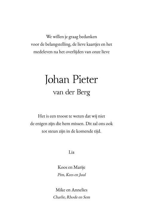 Kaart binnenkant
