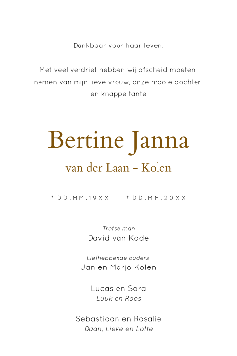 Kaart binnenkant
