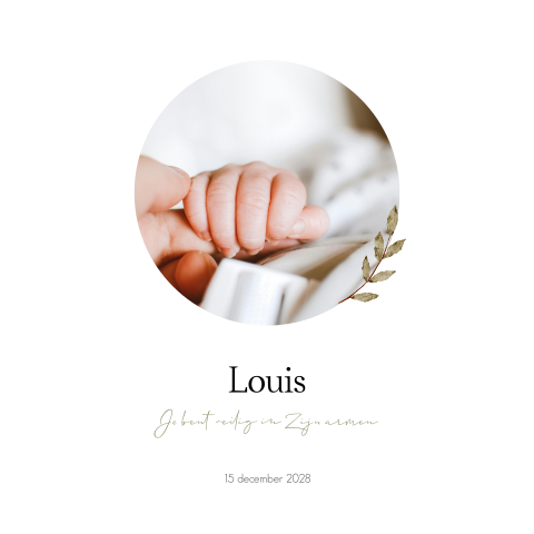 Tegeltje herinnering baby kind rouw foto takje