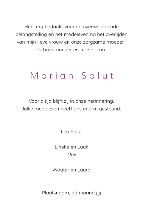 Kaart binnenkant