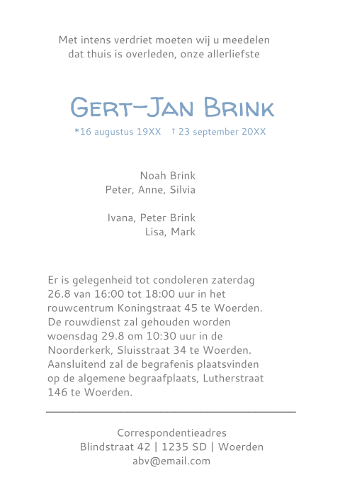 Kaart binnenkant