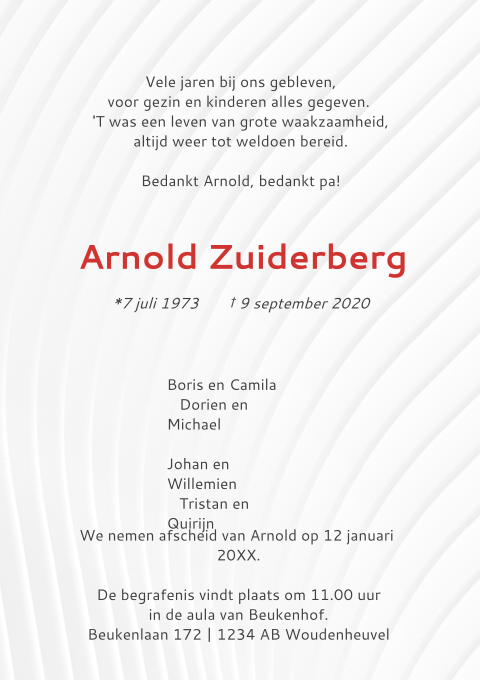 Kaart binnenkant