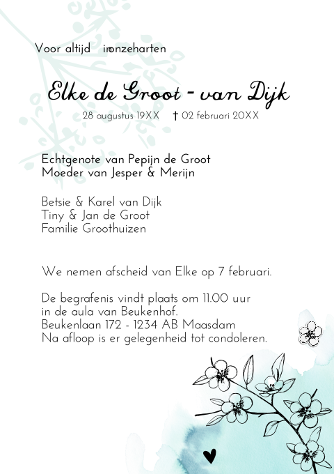 Kaart binnenkant