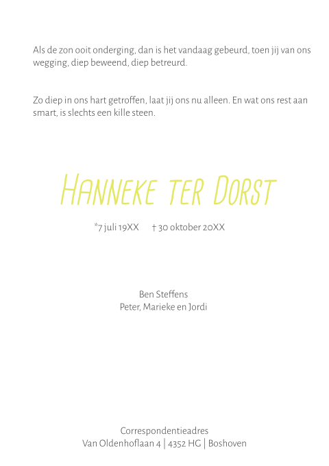 Kaart binnenkant