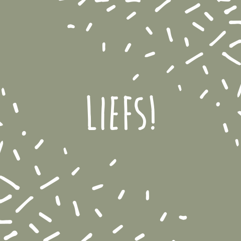 liefs kaartje met streepjes