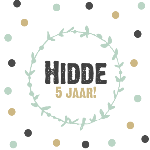 Feestelijke verjaardagsuitnodiging