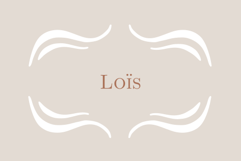 klassiek geboortekaartje voor meisje met stans vormen roze en bruin