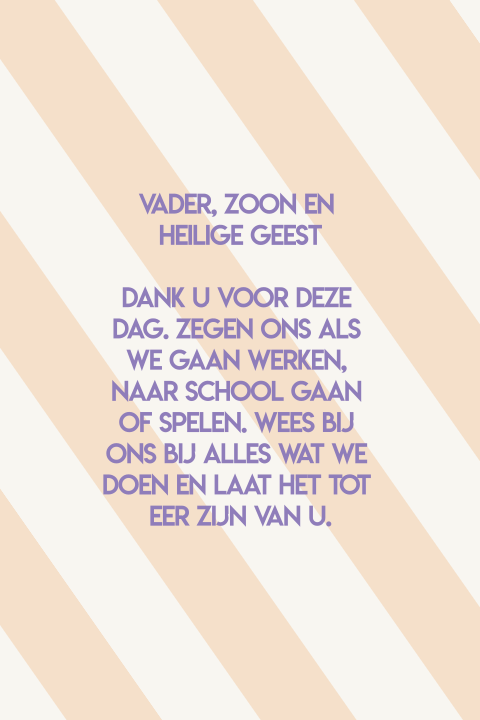 Gebed om elke dag als gezin te bidden in de ochtend