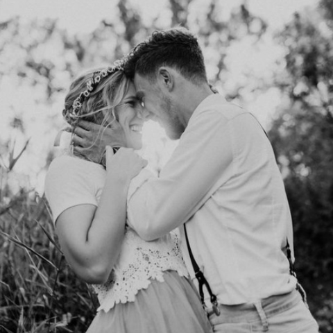 Fotolabel vierkant met foto