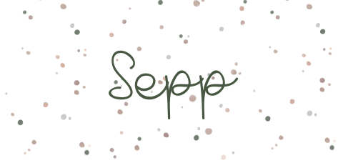 Geboortekaartje jongen met watercolour stipjes groen bruin