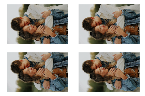 DIY fotolabels om de trouwkaart nog unieker te maken