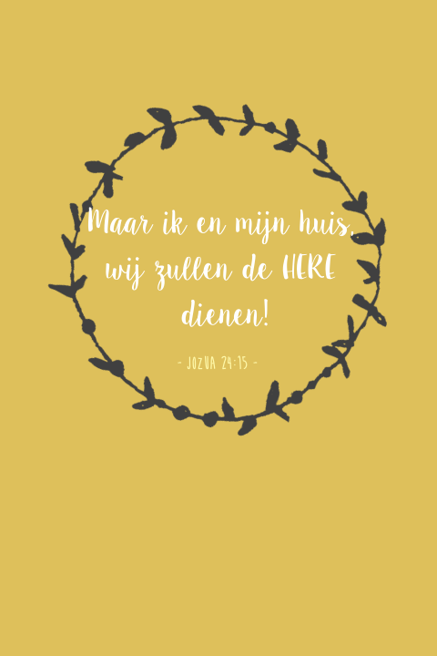 Wenskaart met bijbeltekst