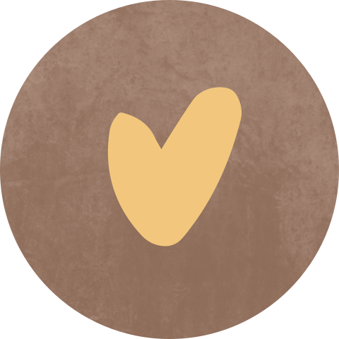 Sluitstickers met gouden hartje