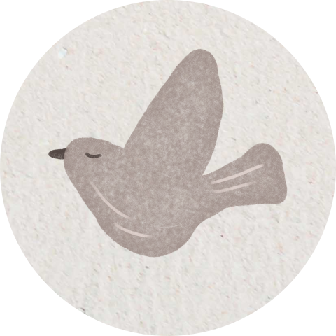 Sluitstickers geboortekaartje duifje