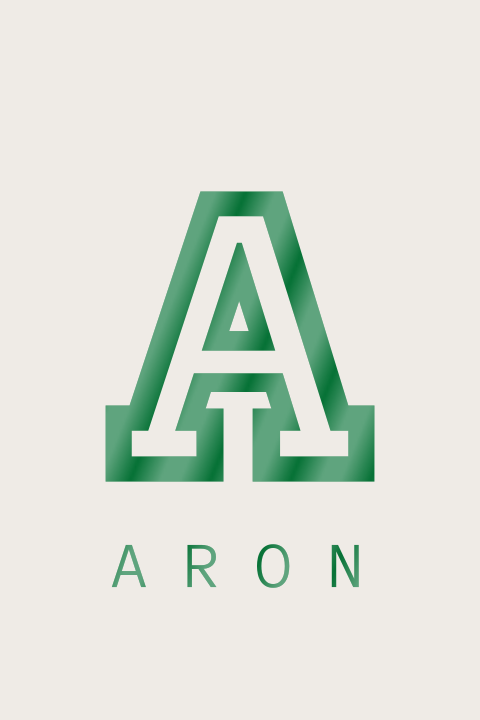 Retro geboortekaartje met groene allstart letter