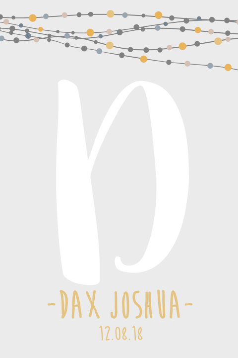 Tof letterkaartje met hippe kleuren