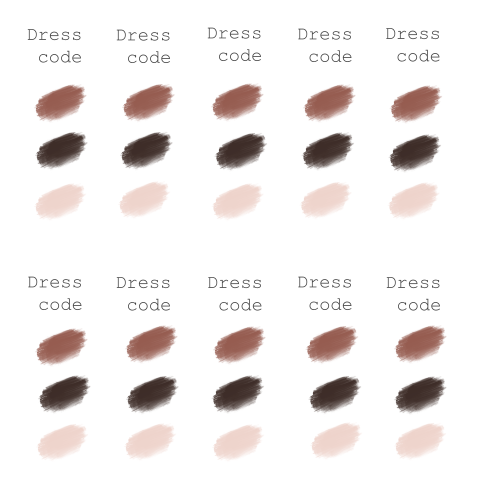 Dress code kaartje passend bij de trouwkaart