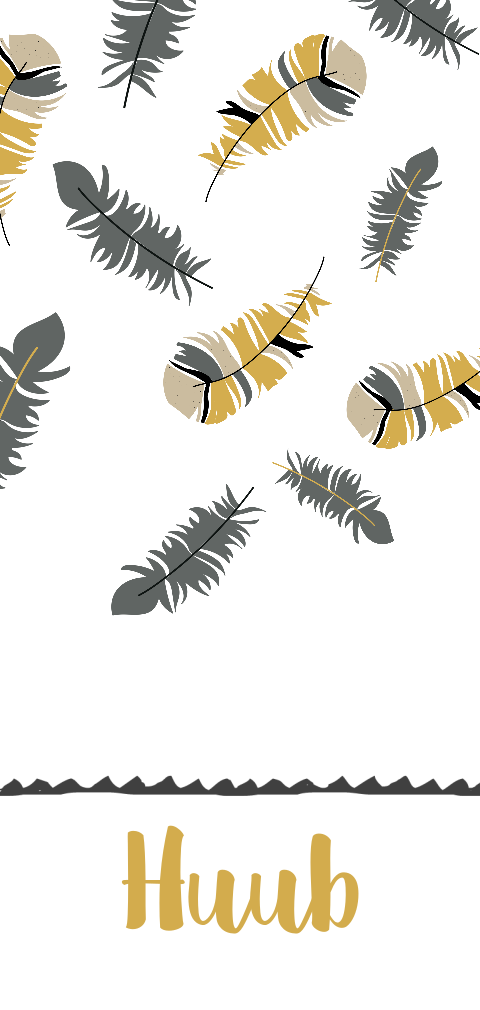 Stoer geboortekaartje voor een jongen