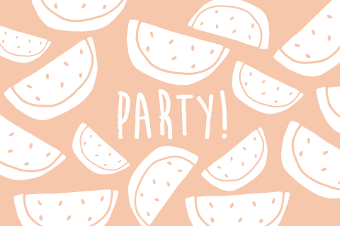 UItnodiging voor een zomers feestje