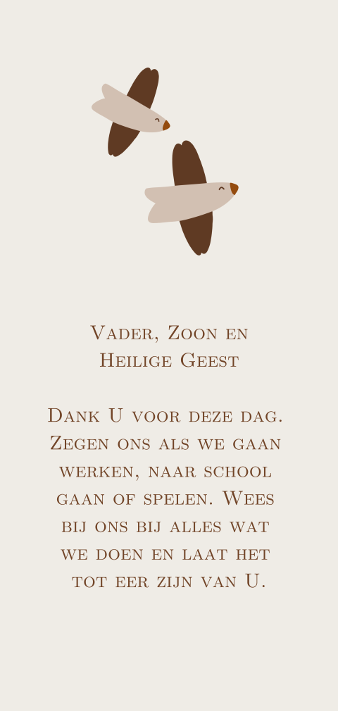 Gebedskaart om te bidden als gezin in de ochtend