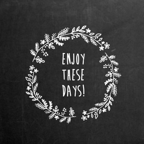 Zwart wit Kerstkaart met krans