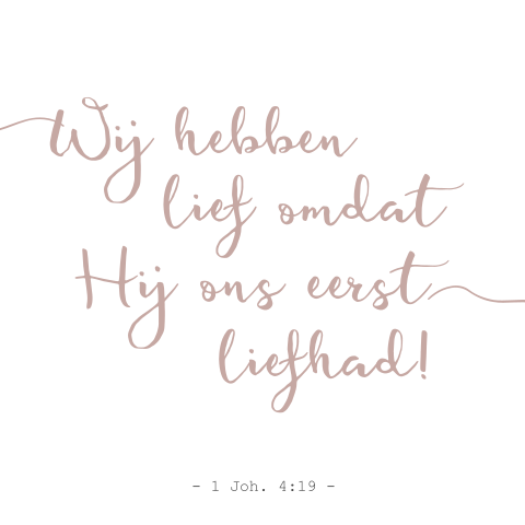 Klein kaartje bij de trouwkaart in de trouwhuisstijl