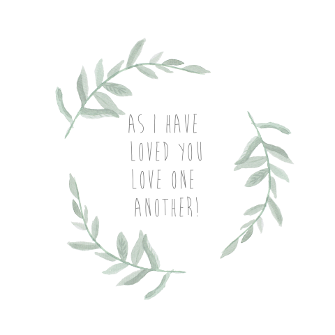 Wenskaart met watercolor takjes