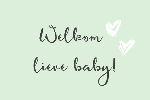 Felicitatie geboorte