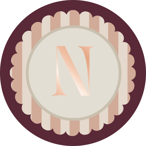 Sluitsticker rond met bloemvorm paars roze en roséfolie