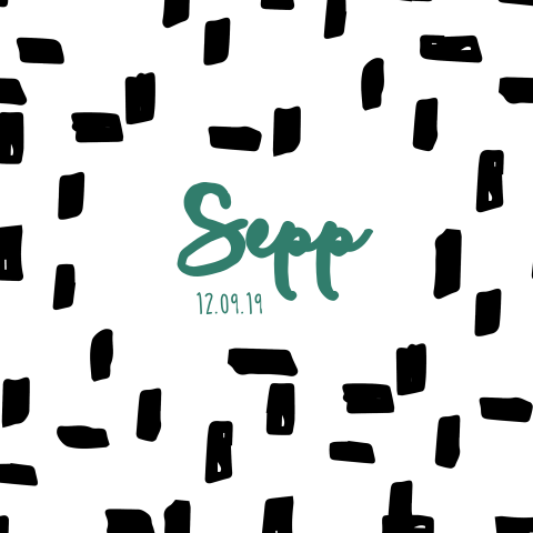 Stoer jongenskaartje