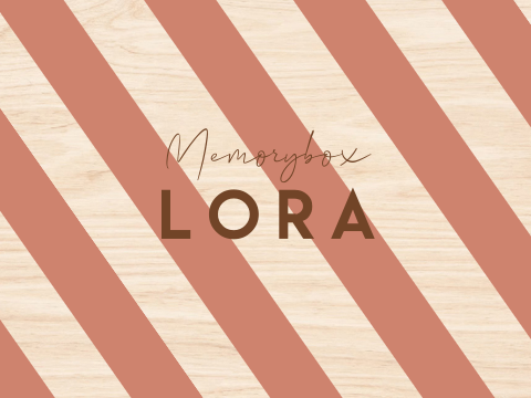 Memorybox van hout met strepen