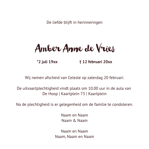 Kaart binnenkant