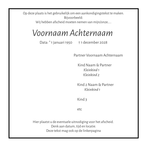 Kaart binnenkant
