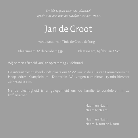 Kaart binnenkant