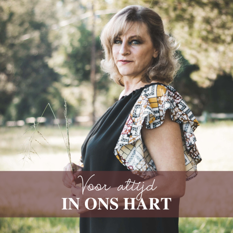 Bedankkaartje modern met portret foto vrouw om te herinneren