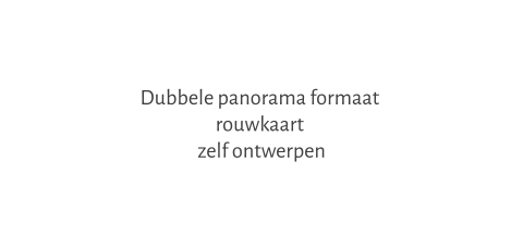 Panorama Kaart Rouwkaart