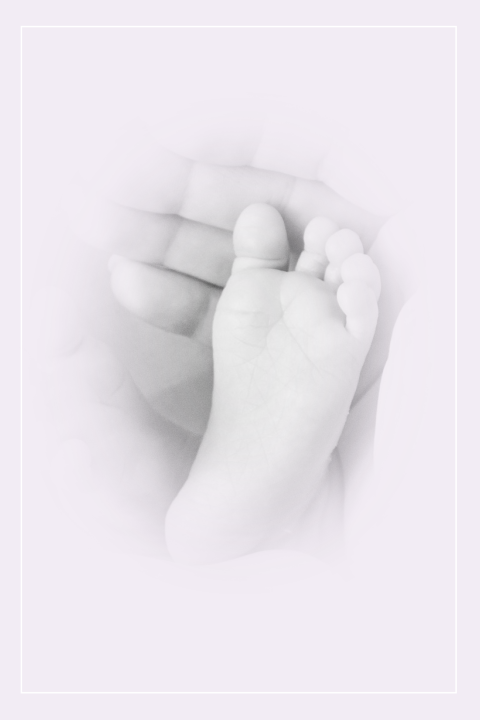 Moderne stijlvolle rouwkaart voor een kind met foto