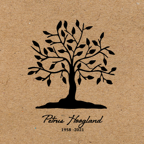 Dankbetuiging kraft met levensboom