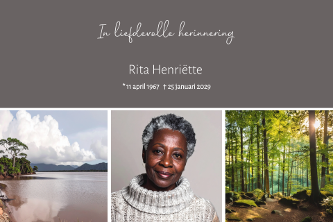 Bedankkaart vrouw met foto collage en natuur