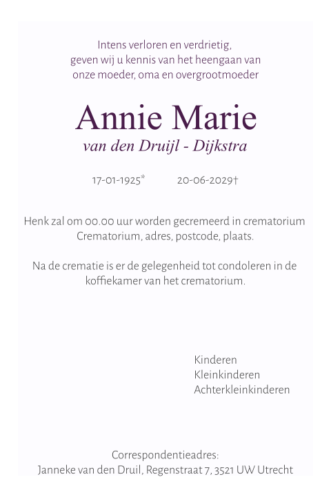 Kaart binnenkant