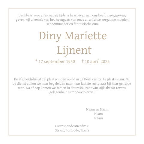 Kaart binnenkant