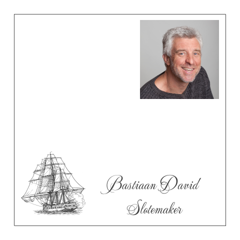 Mooi stijlvol bidprentje met schip en grijze rouwrand