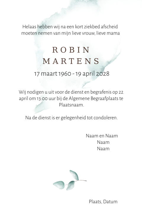 Kaart binnenkant