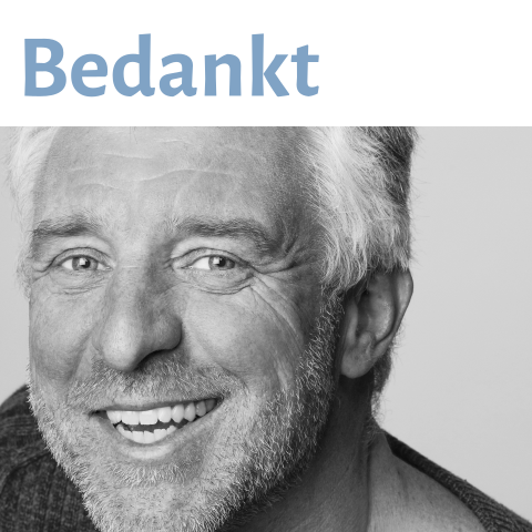 Trendy dankbetuiging stijlvol ontwerp met foto